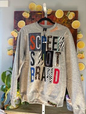 NWT Screenshot Crewneck Size S